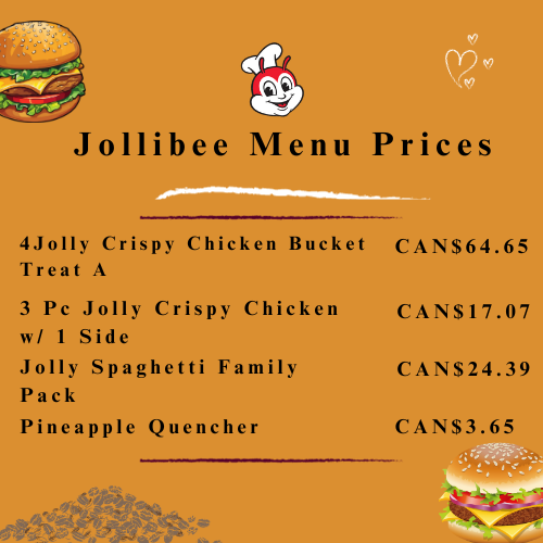 Jollibee Menu & Prices in Canada