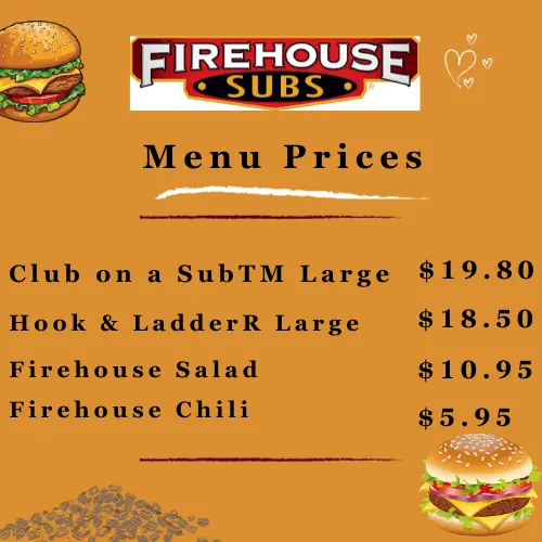 Firehouse Subs Menu & Prices in Canada