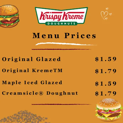 Krispy Kreme Menu & Prices in Canada