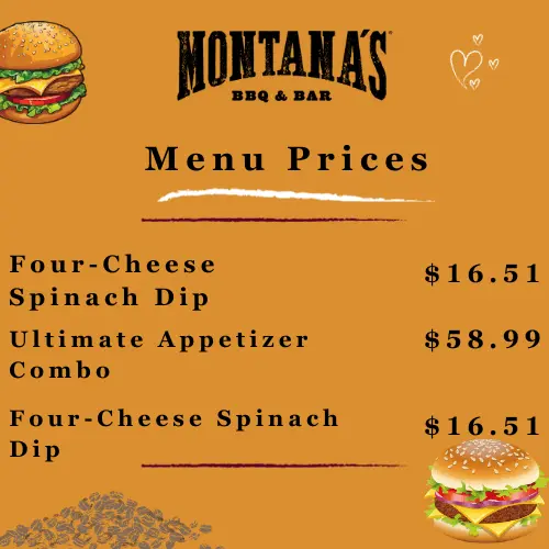 Montana’s BBQ & Bar Menu & Prices in Canada