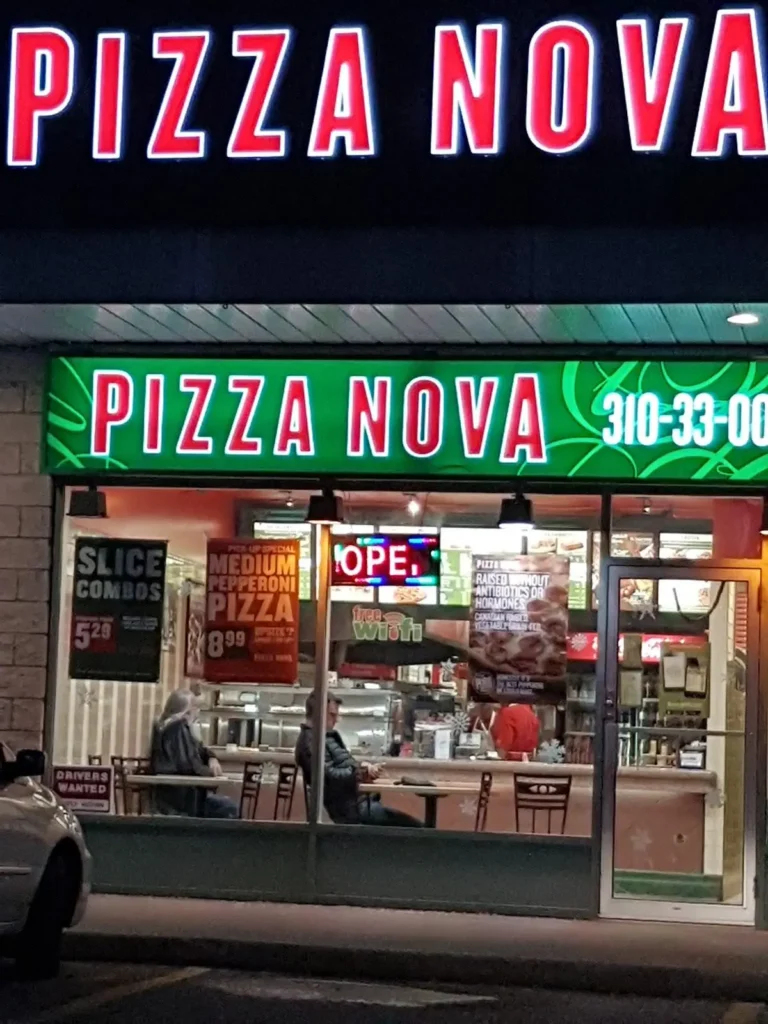 Pizza Nova Menu & Prices in Canada