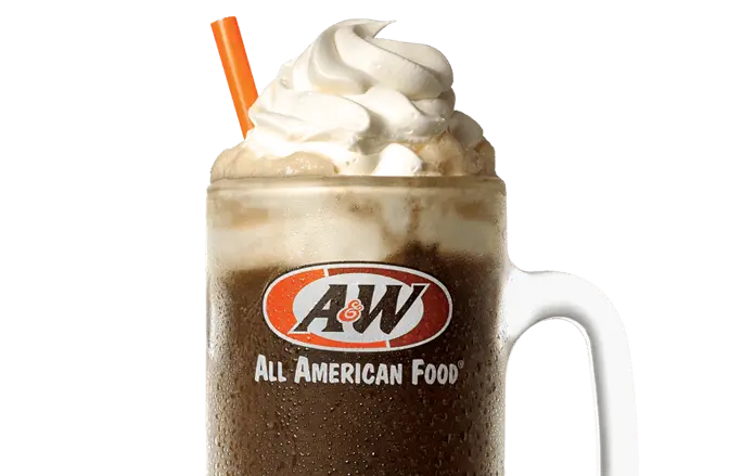 root beer float a&w